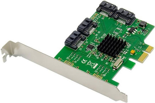 Dawicontrol Κάρτα PCIe σε 4 θύρες SATA