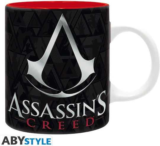 Abysse Assassin's Creed Crest Κούπα Κεραμική Μαύρη 320ml