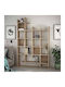 Bibliothek Manco Natural Beech 122x25.5x188cm