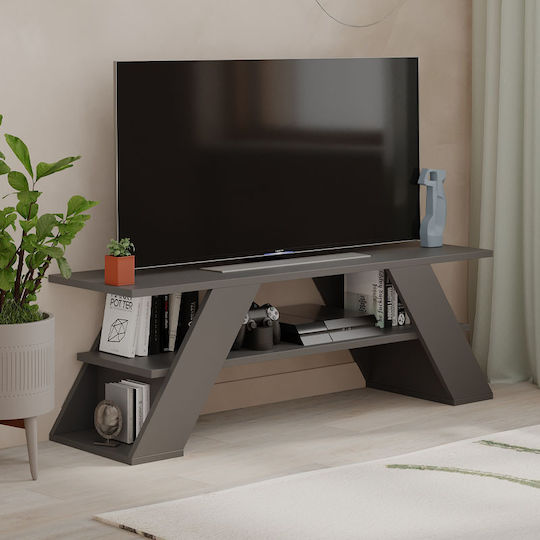 Farfalla Επιδαπέδιο Ανθρακί 120x33.5x40εκ.