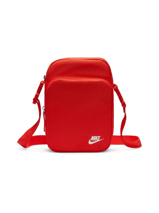 Nike Heritage Ανδρική Τσάντα Στήθους σε Κόκκινο χρώμα