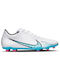 Nike Mercurial Vapor 15 Club MG Χαμηλά Ποδοσφαιρικά Παπούτσια με Τάπες Λευκά