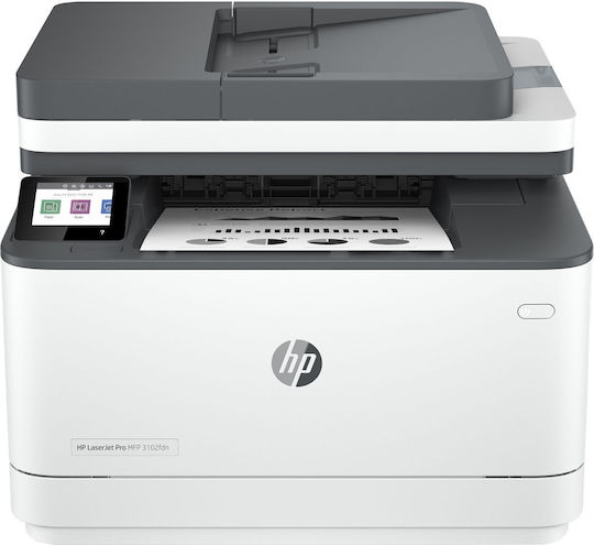HP LaserJet Pro MFP 3102fdn Ασπρόμαυρο Πολυμηχάνημα με Mobile Print