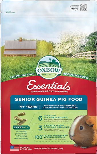 Oxbow Τροφή για Ινδικό Χοιρίδιο Essentials Senior 1.81kg