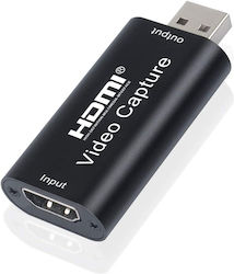 Powertech Μετατροπέας HDMI female σε USB-A male (CAB-H147)