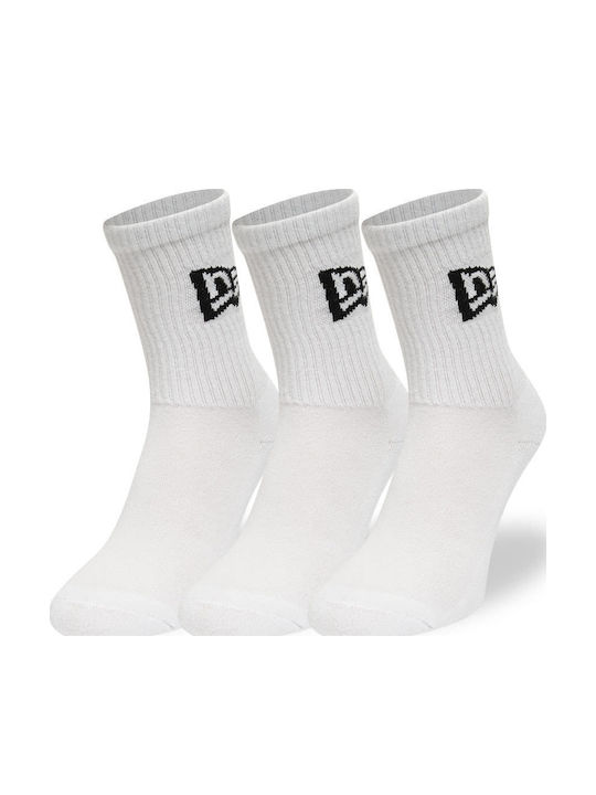 New Era Ανδρικές Κάλτσες Λευκές 3Pack