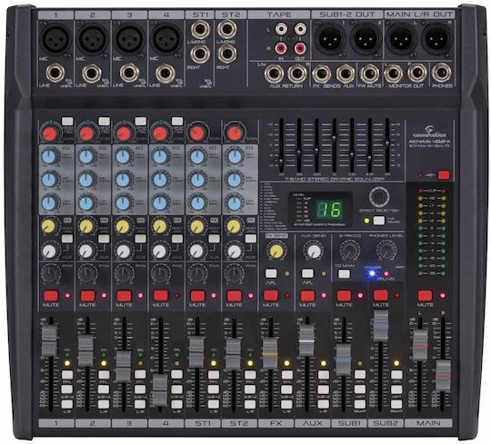 Soundsation ALCHEMIX-402FX Αναλογική Κονσόλα 8 Καναλιών με Phantom Power & 4 Εισόδους XLR
