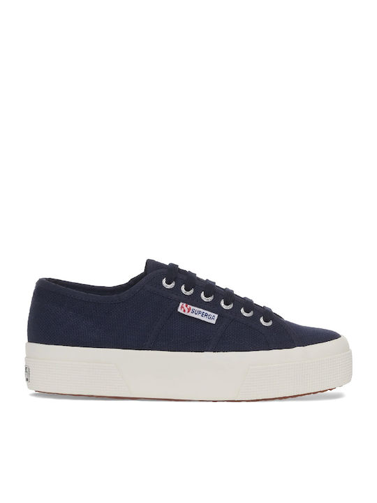 Superga 2740 Дамски Флатформи Маратонки Син