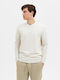 Selected Men's Long Sleeve Sweater Beige