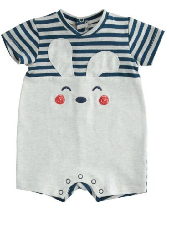 iDO Baby Bodysuit Set Short-Sleeved Gray