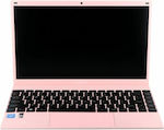 MaxCom mBook 14" IPS FHD (Celeron Quad Core-J4125/8GB/256GB SSD/W10 Home) Pink