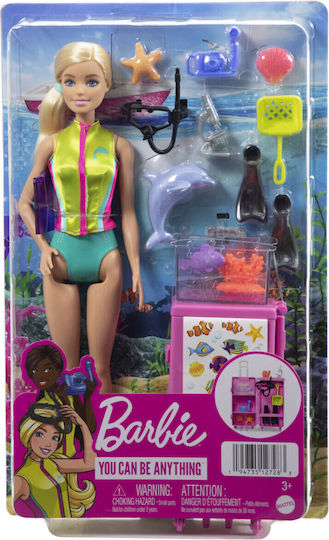 Barbie Sea Biologist Doll Marine Biologist for 3+ years+ Years