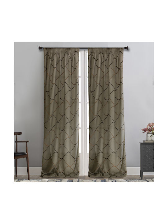 La Maison Blanche Curtain with Pencil Pleat 909325 193 145x280cm