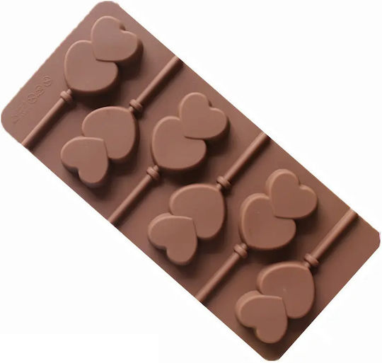 Sugar Love Backform Pralinen Silikon 6 Plätze 24x11x1.5cm 1cm