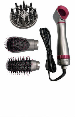 Elektrische Haarbürste Hot Air Brush 4 In 1 Keramik und mit Luft für Glätten und Locken 1000W