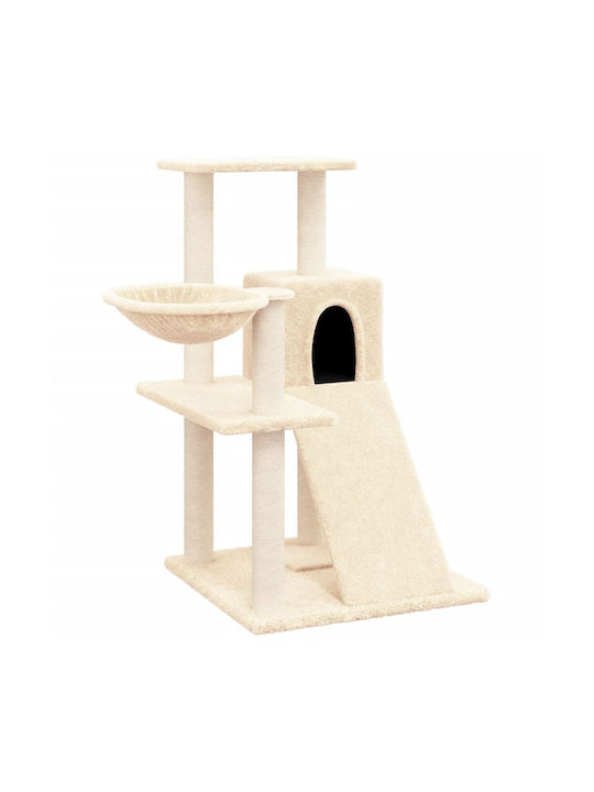 vidaXL Scratching Post Cat Trees Beige 4 levels...