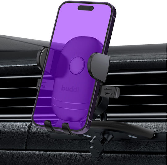 Buddi Buddi Car Mobile Mount with Adjustable Hooks Black