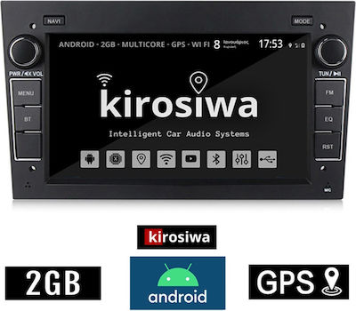 Kirosiwa Car Audio System for Opel Corsa / Astra / Vectra / Zafira / Meriva / Vivaro 2004-2011 (Bluetooth/USB/WiFi/GPS) with Touch Screen 7"