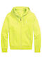 Ralph Lauren Men's Sweatshirt Jacket with Hood and Pockets Yellow