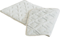 Elatirio Strom Classic Διπλό Polyester με Λάστιχα Εφαρμογής 140x200x2εκ.