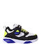 Wave Παιδικά Sneakers με Σκρατς & Φωτάκια Λευκά S32778-WW001