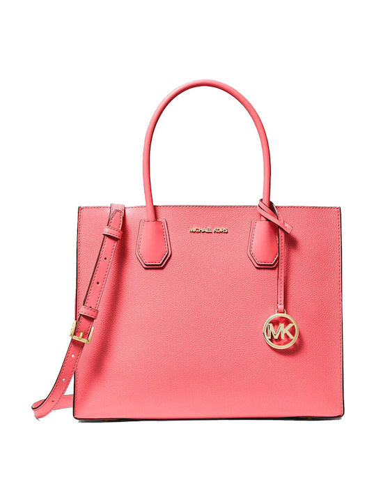 Michael Kors Голяма Естествена Кожена Дамска Ча...