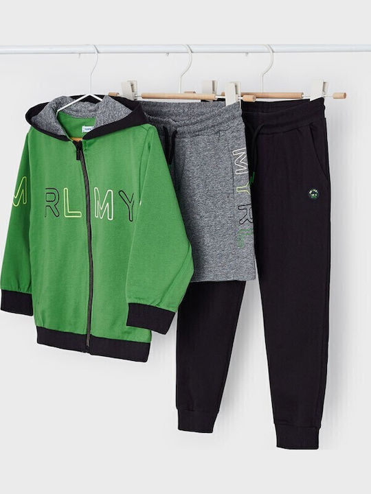 Kinder Sweatpants Set - Jogginganzug Grün 3Stück