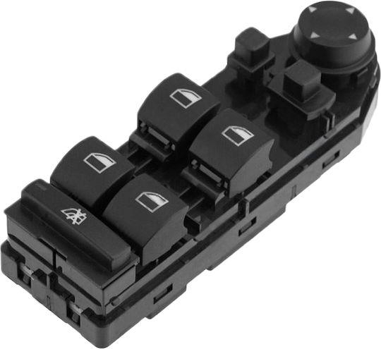 NTY Διακόπτης Παραθύρων Αυτοκινήτου για BMW X3 E83 4pin Μαύρο