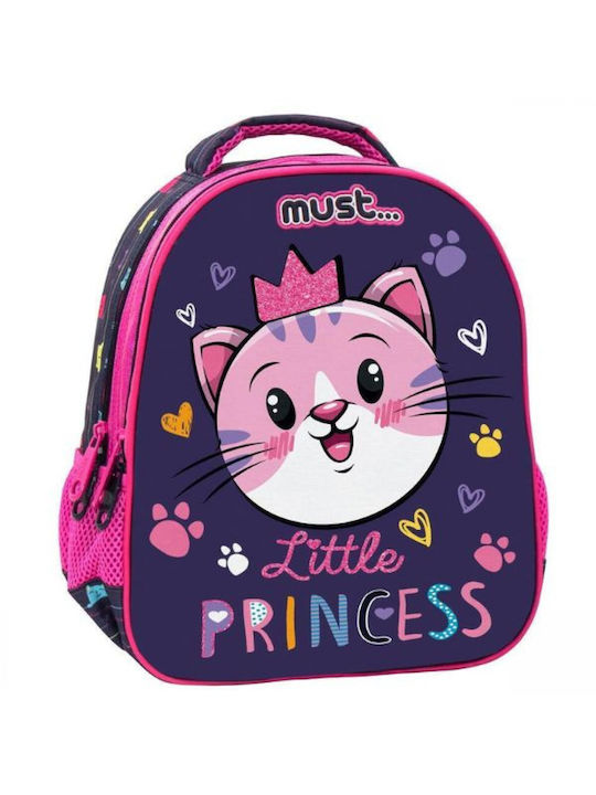 Must Cat Little Princess School Bag Backpack Kindergarten Multicolored