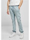 Ανδρικό Παντελόνι Τζιν με Regular Εφαρμογή Lighter Washed