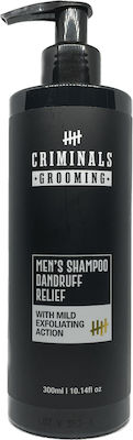 Criminals Dandruff Relief Σαμπουάν κατά της Πιτυρίδας για Όλους τους Τύπους Μαλλιών 300ml