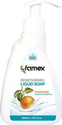 Famex Mandarin Cream Soap Moisturising Liquid Soap 750ml