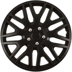 Versaco Car Hubcap Set Dakar NC 14" 4pcs Black VR