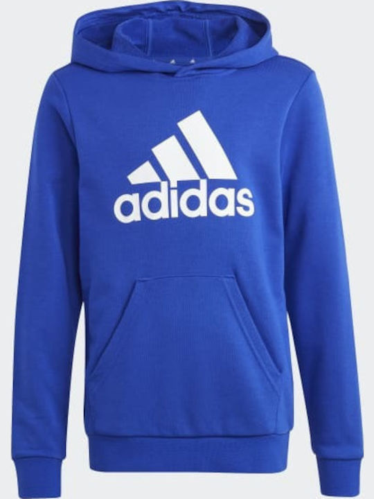 Kids Sweatshirt with Hood and Pockets Blue Big Essentials
