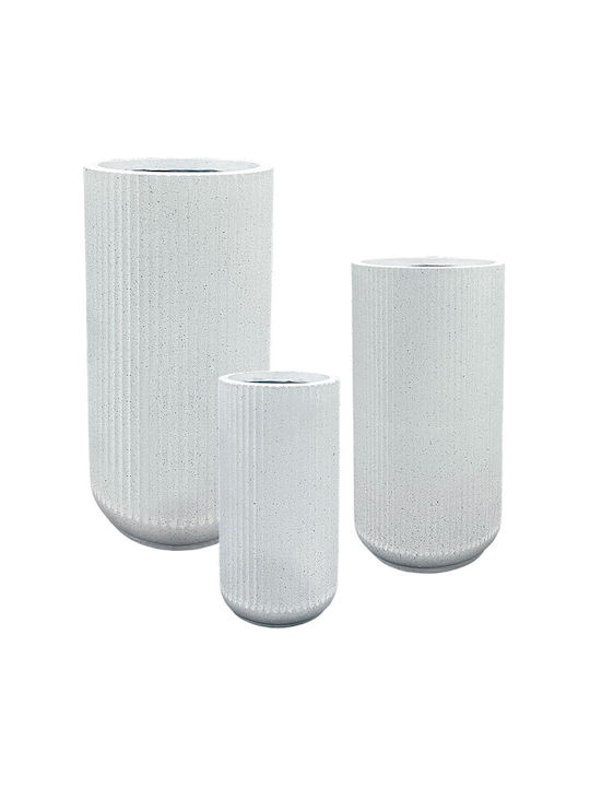 Marhome Pot White Set 3pcs