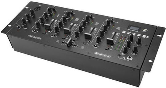 Omnitronic PM-444Pi PM-444PI Digital Mischpult 4.0 Kanäle / 1 XLR-Eingang & Bluetooth