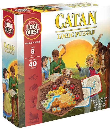 Επιτραπέζιο Παιχνίδι Catan Logic Puzzle για 1 Παίκτη 8+ Ετών (EN) Kosmos