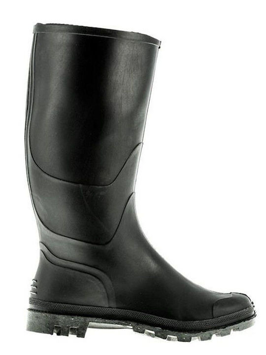 Safety Knee Wellies Black