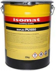 Isomat Isoflex PU 650 Ελαστομερές Επαλειφόμενο Στεγανωτικό Πολυουρεθάνης 1kg Διάφανο