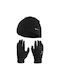 Nike Essential Running Căciulă de alergare Negru cu Mănuși Femei