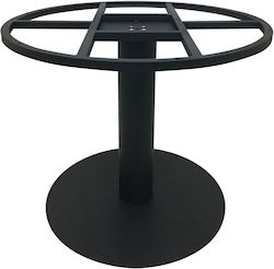 Woodwell Falcon Table Stand Metallic Black 72x72x72cm