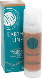 Earth Line Medium/Dark Κρέμα Προσώπου Ημέρας με Χρώμα για Ενυδάτωση & Ατέλειες 35ml