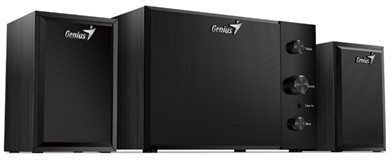 Genius SW-2.1 350 Ηχεία Υπολογιστή 2.1 με Ισχύ 15W Μαύρα