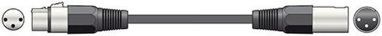 QTX Sound XLR male to XLR female 6m Cable (190.082UK)