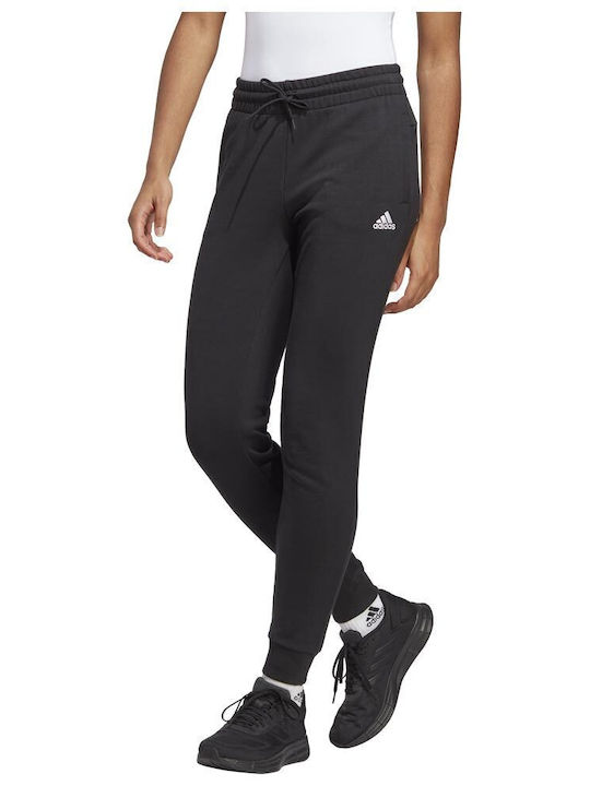 adidas Essentials Linear French Terry Cuffed Долнище на анцуг Черен