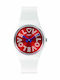 Valentine's Purest Love Women's Watch 34mm Battery-Powered with White Silicone Strap