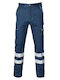STOP Falcon II Reflective Work Trousers Navy Blue