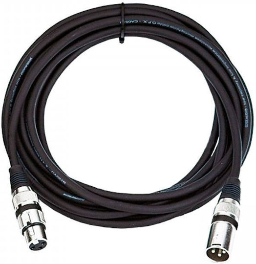 Atomic Pro Atomic Pro Cable XLR male - XLR female Μαύρο 10m (50053)