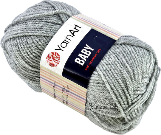 YarnArt Baby Cotton 195 Gray 150m 50gr
