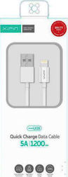 Xipin LX16 USB-A zu Lightning Kabel Weiß 1m